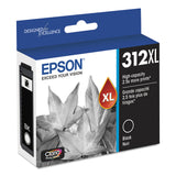 Epson® T312XL120-S (312XL) Claria High-Yield Ink, 500 Page-Yield, Black (EPST312XL120S) Each