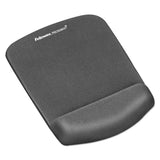 Fellowes® PlushTouch Mouse Pad with Wrist Rest, 7.25 x 9.37, Graphite (FEL9252201) Each