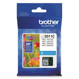 Brother LC3011C Ink, 200 Page-Yield, Cyan (BRTLC3011C) Each