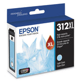 Epson® T312XL520-S (312XL) Claria High-Yield Ink, 830 Page-Yield, Light Cyan (EPST312XL520S) Each