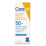 CeraVe® Hydrating Mineral Sunscreen Face Sunscreen SPF 50 Lotion 2.5 oz. Tube (1253472_EA) 1/EA