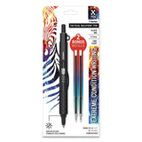 Zebra® X-701 Ballpoint Pen, Retractable, Fine 0.7 mm, Black Ink, Black Barrel (ZEB29811) Each
