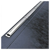 ACCO PRESSTEX Report Cover with Tyvek Reinforced Hinge, Side Bound, Two-Piece Prong Fastener, 3" Capacity, 8.5 x 11, Black/Black (ACC25071) 1 Pack of 1