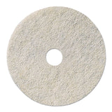 Boardwalk® Natural Burnishing Floor Pads, 21" Diameter, White, 5/Carton (BWK4021NAT) Case of 5