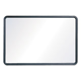 Quartet® Contour Dry Erase Board, 24 x 18, Melamine White Surface, Black Plastic Frame (QRT7551) Each