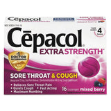Cepacol® Sore Throat and Cough Lozenges, Mixed Berry, 16 Lozenges (RAC74016) Each