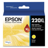 Epson® T220XL420-S (220XL) DURABrite Ultra High-Yield Ink, 450 Page-Yield, Yellow (EPST220XL420S) Each
