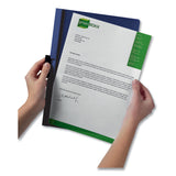 Durable® DuraClip Report Cover, Clip Fastener, 8.5 x 11, Clear/Black, 5/Pack (DBL220401) Pack of 5