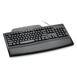 Kensington® Pro Fit Comfort Keyboard, Internet/Media Keys, Wired, Black (KMW72402) Each