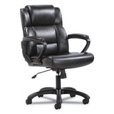 Sadie™ Mid-Back Executive Chair, Supports Up to 225 lb, 19" to 23" Seat Height, Black (BSXVST305) Each