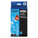 Epson® T410XL220-S (410XL) Claria High-Yield Ink, 650 Page-Yield, Cyan (EPST410XL220S) Each