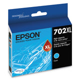 Epson® T702XL220-S (702XL) DURABrite Ultra High-Yield Ink, 950 Page-Yield, Cyan (EPST702XL220S) Each