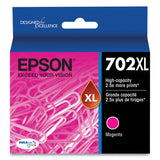 Epson® T702XL320-S (702XL) DURABrite Ultra High-Yield Ink, 950 Page-Yield, Magenta (EPST702XL320S) Each