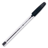Paper Mate® InkJoy 50ST Ballpoint Pen, Stick, Medium 1 mm, Black Ink, Clear Barrel, Dozen (PAP2013154) 1 Dozen