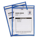 C-Line® Stitched Shop Ticket Holders, Top Load, Super Heavy, Clear, 9" x 12" Inserts, 15/Box (CLI43915) Box of 15