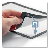 Durable® DURAFRAME Sign Holder, 8.5 x 11, Silver Frame, 2/Pack (DBL476823) Pack of 2