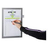 Durable® DURAFRAME Note Sign Holder, 8.5 x 11, Silver Frame (DBL477323) Each