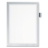 Durable® DURAFRAME Note Sign Holder, 8.5 x 11, Silver Frame (DBL477323) Each