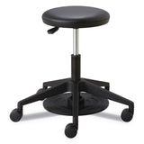 Safco® Lab Stool, Backless, Supports Up to 250 lb, 19.25" to 24.25" Seat Height, Black (SAF3437BL) Each