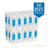 Georgia Pacific® Professional Pacific Blue Select Two-Ply Perforated Paper Kitchen Roll Towels, 2-Ply, 11 x 8.8, White, 85/Roll, 30 Rolls/Carton (GPC27385) Case of 30
