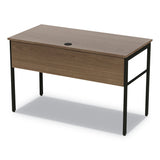 Linea Italia® Urban Series Desk Workstation, 47.25" x 23.75" x 29.5", Natural Walnut (LITUR600NW) Each