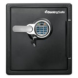 Sentry® Safe Fire-Safe with Biometric and Keypad Access, 1.23 cu ft, 16.3w x 19.3d x 17.8h, Black (SENSFW123BSC) Each