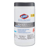 Clorox Healthcare® VersaSure Cleaner Disinfectant Wipes, 1-Ply, 6.75 x 8, Fragranced, White, 150 Towels/Canister (CLO31758EA) Each