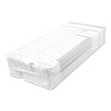 uPunch™ Time Clock Cards for uPunch HN2000/HN4000/HN4600, Two Sides, 7.5 x 3.5, 100/Pack (PPZHNTCL2100)