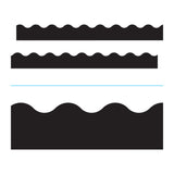 TREND® Terrific Trimmers Solid Colors Board Trim, 2.25" x 39 ft, Black (TEPT9872)