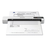 Epson® DS-80W Wireless Portable Document Scanner, 600 dpi Optical Resolution, 1-Sheet Auto Document Feeder (EPSB11B253202) Each