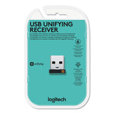 Logitech® USB Unifying Receiver, Black (LOG910005235) Each