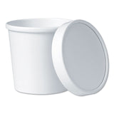 SOLO® Flexstyle Food Lid Container, 12.1 oz, 3.6" Diameter, White, Plastic, 250/Carton (SCCKHSB12AWH) Case of 250