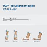 TAS™ Toe Splint One Size Fits Most Strap Closure Foot (683836_CS) 36/CS