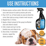 Tough Stuff® Urine Odor & Stain Eliminator, Original, 32 oz Bottle (HOS32NTP) Each