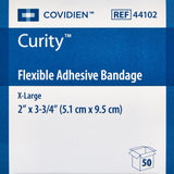 Curity™ Adhesive Strip 2 X 3-1/4 Inch Fabric Rectangle Tan Sterile (733744_BX) 50/BX