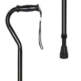 McKesson Offset Cane Steel 29-3/4 to 37-3/4 Inch Height Black (1065217_EA) 1/EA