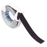 DYMO® Self-Adhesive Glossy Labeling Tape for Embossers, 0.37" x 9.8 ft Roll, Black (DYM520109) 1 Roll