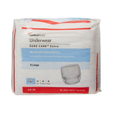 Sure Care™ Extra Unisex Adult Absorbent Underwear Pull On with Tear Away Seams X-Large Disposable Moderate Absorbency (814885_BG) 14/BG