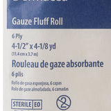 Dermacea™ Fluff Bandage Roll 4-1/2 Inch X 4-1/10 Yard 6-Ply Sterile 1 per Pouch (516652_RL) 1/RL