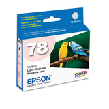 Epson® T078620-S (78) Claria Ink, 430 Page-Yield, Light Magenta (EPST078620S) Each