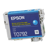 Epson® T079220 (79) Claria High-Yield Ink, 810 Page-Yield, Cyan (EPST079220) Each
