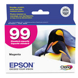 Epson® T099320-S (99) Claria Ink, 450 Page-Yield, Magenta (EPST099320S) Each
