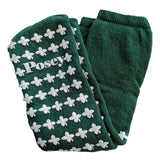 Posey® Slipper Socks Unisex Adult One Size Fits Most Double Tread Single Patient Use Green (646281_PR) 1/PR