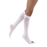 Jobst® Anti-embolism/GPT™ Anti-embolism Stocking Knee High Large / Regular White Inspection Toe (203521_PR) 1/PR