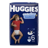 Huggies® Overnites Unisex Baby Diaper Size 6 Disposable Heavy Absorbency (1128666_CS) 60/CS