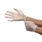 Trilon® Exam Glove X-Large NonSterile Vinyl Standard Cuff Length Smooth Clear Not Rated WITH PROP. 65 WARNING (287772_CS) 1000/CS