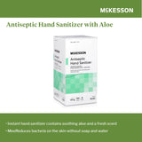 McKesson Hand Sanitizer with Aloe 0.9 Gram Ethyl Alcohol Gel Individual Packet (1111746_BX) 144/BX