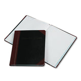 Boorum & Pease® Laboratory Notebook, Data/Lab-Record Format, Black/Red Cover, (150) 10.38 x 8.13 Sheets (BORL21150R) Each