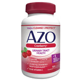 AZO® Urinary Tract Health Dietary Supplement Vitamin C (as ascorbic acid) / Cranberry (Vaccinium macrocarpon) Whole Fruit Powder 120 mg - 500 mg Strength Softgel 100 per Bottle (1065924_BT) 1/BT