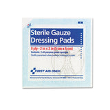 First Aid Only™ SmartCompliance Gauze Pads, Sterile, 8-Ply, 2 x 2, 5 Dual-Pads/Pack (FAOFAE5000) Each